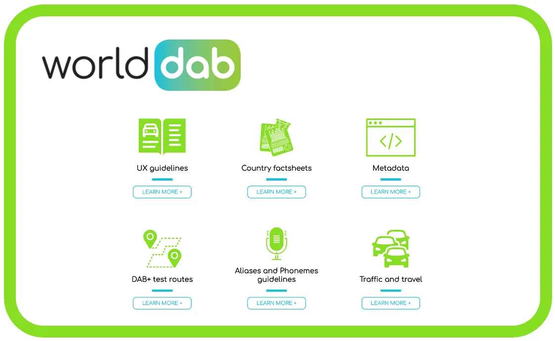 WorldDAB brings together a wide range of highly relevant technical guidance